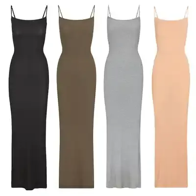 SKIMS Long Slip Dress — product photo