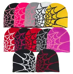 Spider-Web Beanies — product photo