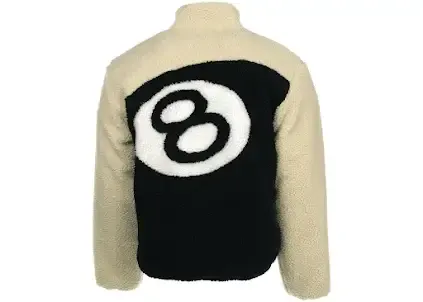 Stussy 8 Ball Sherpa Reversible Jacket — product photo