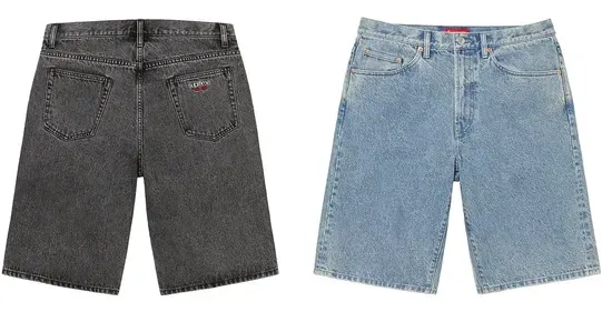 Supreme Baggy Denim Shorts — product photo