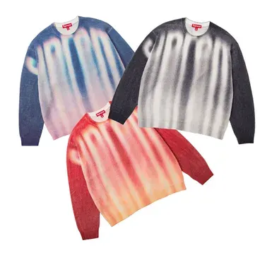 Supreme Blurred Logo Wool Sweater (3 Variants) — product photo