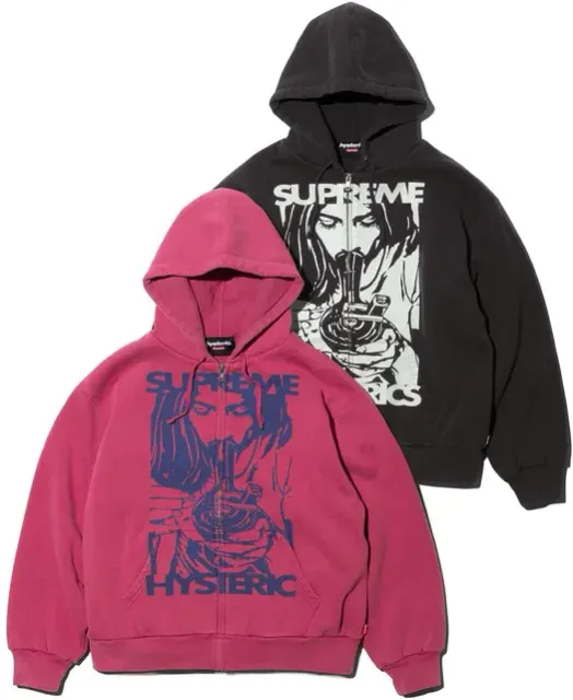 Supreme Hysteric Zip-Up Hoodie (2 Variants) — product photo