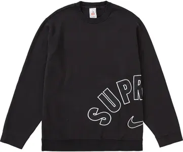 Supreme Nike Arc Crewneck Black — product photo