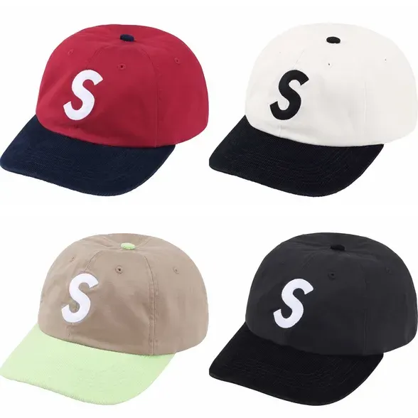 Supreme S Logo Caps — product photo