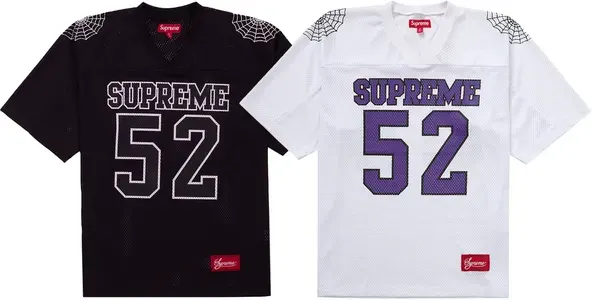 Supreme Spiderweb Football Jersey — product photo