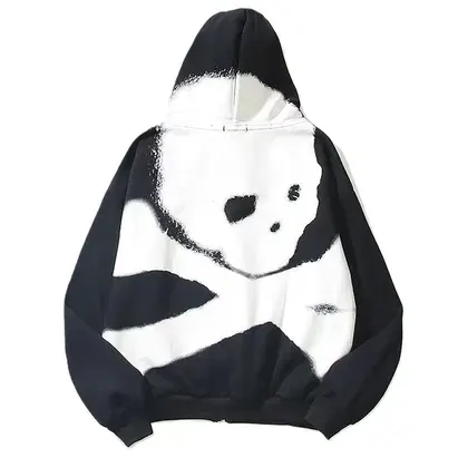 Travis Scott Cactus Jack Mastermind Skull Zip Up Hoodie Black — product photo