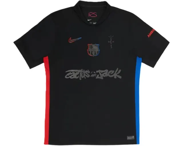 Travis Scott x Barcelona Away Jersey — product photo