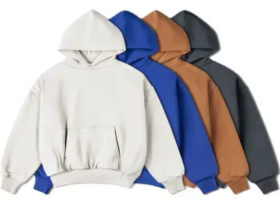 Unbranded Blank Heavy Double Layer Hoodies (8 Variants) — product photo