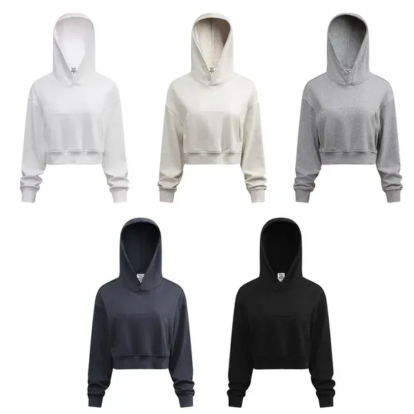Unbranded Womens Cropped Hoodies — product photo
