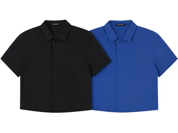 Union Kingdom Boxy Cropped Cuban Shirt (2 Variants) — product photo