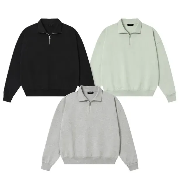 Union Kingdom Boxy Quarter-Zip Sweater (3 Variants) — product photo