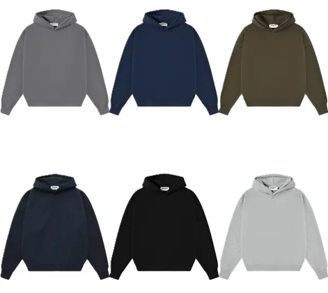 Union Kingdom Oversized Blank Heavy Poly Fleece Hoodies (7 Variants) — product photo
