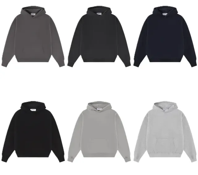 Union Kingdom Oversized Blank Hoodies (10 Variants) — product photo