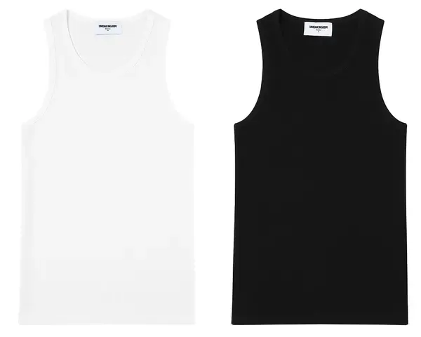 Union Kingdom Slim Waffle Blank Tank Top (2 Variants) — product photo