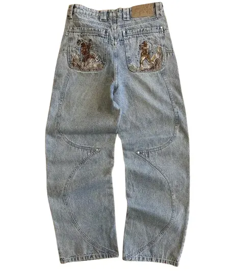 Vescartes Wild West Baggy Jeans — product photo