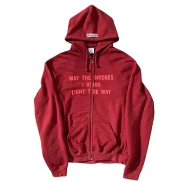Vetements Bridges I Burn Zip-Up Hoodie — product photo