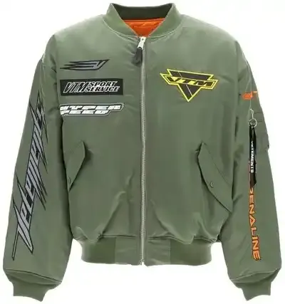 Vetements Green Racing Logo Bomber Jacket — product photo
