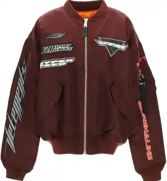 Vetements Red Racing Logo Bomber Jacket — product photo