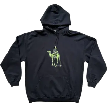 Vetements Silk Road Hoodie Black — product photo