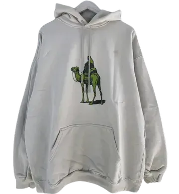 Vetements Silk Road Hoodie White — product photo