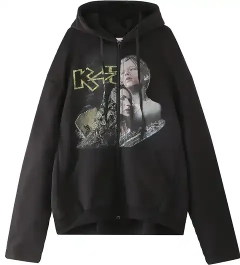 Vetements Split Titanic/Kiss Zip-Up Hoodie — product photo