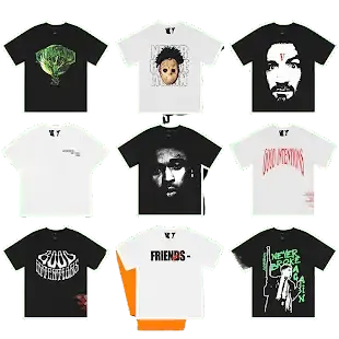 Vlone Rapper Tees (112 Variants) — product photo