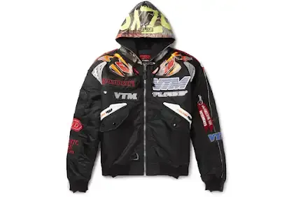 VETMENTS X ALPHA BIKER JACKET AW19 — product photo