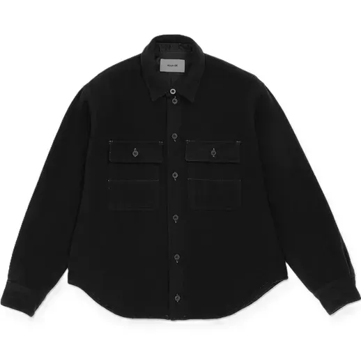 Vuja De Kimono-Dyed Wool Overshirt Jacket — product photo