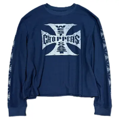 West Coast Choppers Waffle Long Sleeve Tee (2 Variants) — product photo