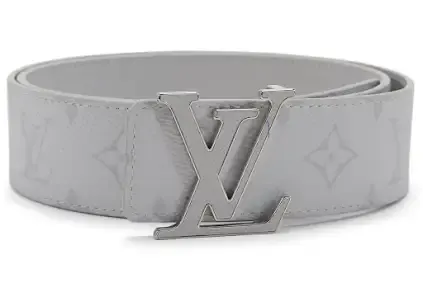 White Louis Vuitton Belt — product photo