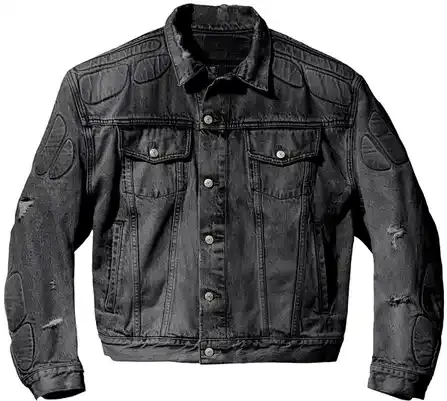 Yeezy Gap Padded Denim Jacket Black — product photo