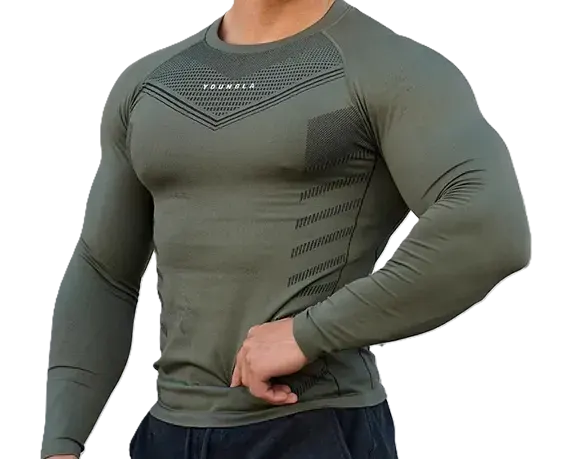 YoungLA Superhero Compression Long Sleeves Shirts — product photo