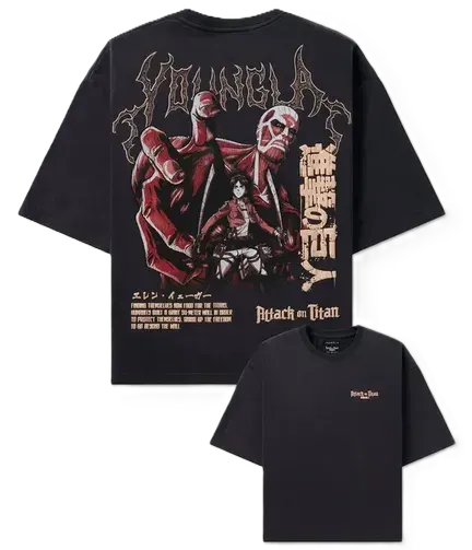 YoungLA x Attack On Titan Tees #1 — product photo